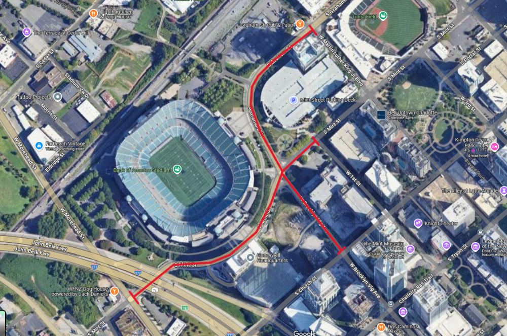 holiday tree lighting closure map