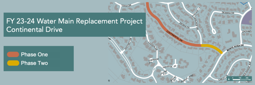 Water Main Replacement Map
