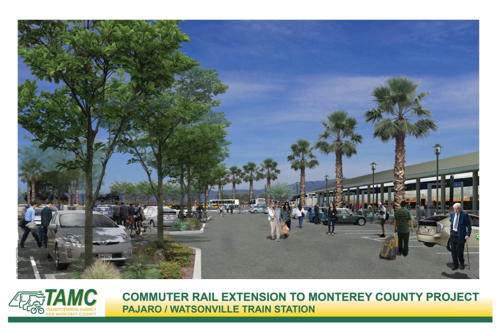 A rendering of the proposed multimodal station