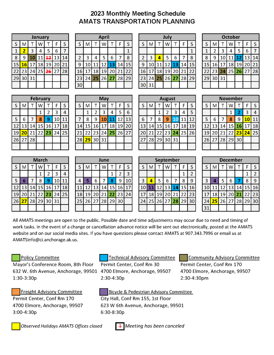 Annual Calendar - PublicInput