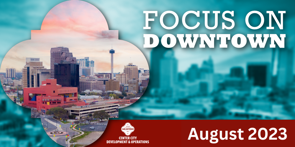 Focus on Downtown August 2023 Newsletter Header