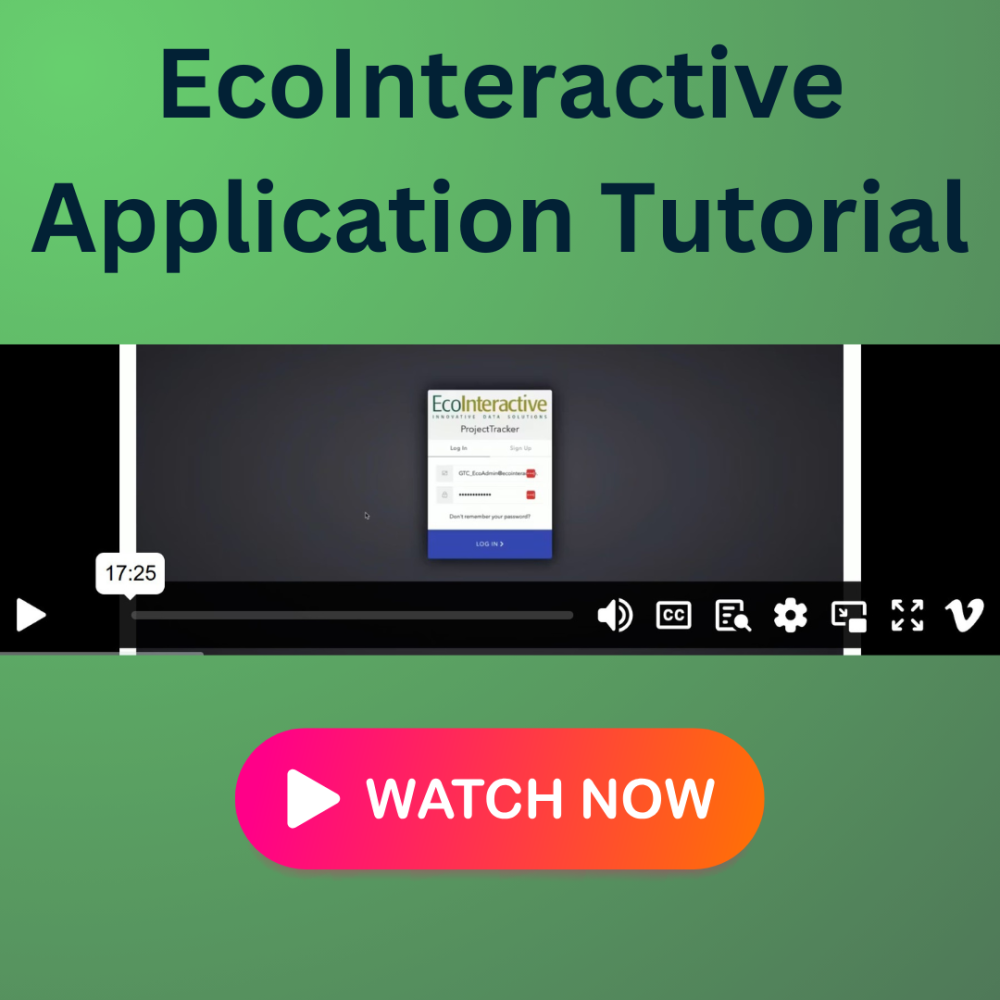 EcoInteractive Application Tutorial link to video