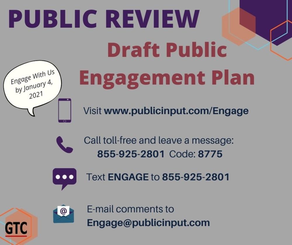 Public Review - Draft Public Engagement Plan
