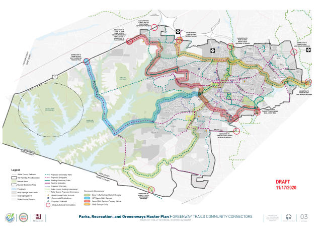 Proposed Draft Greenway Trails Map