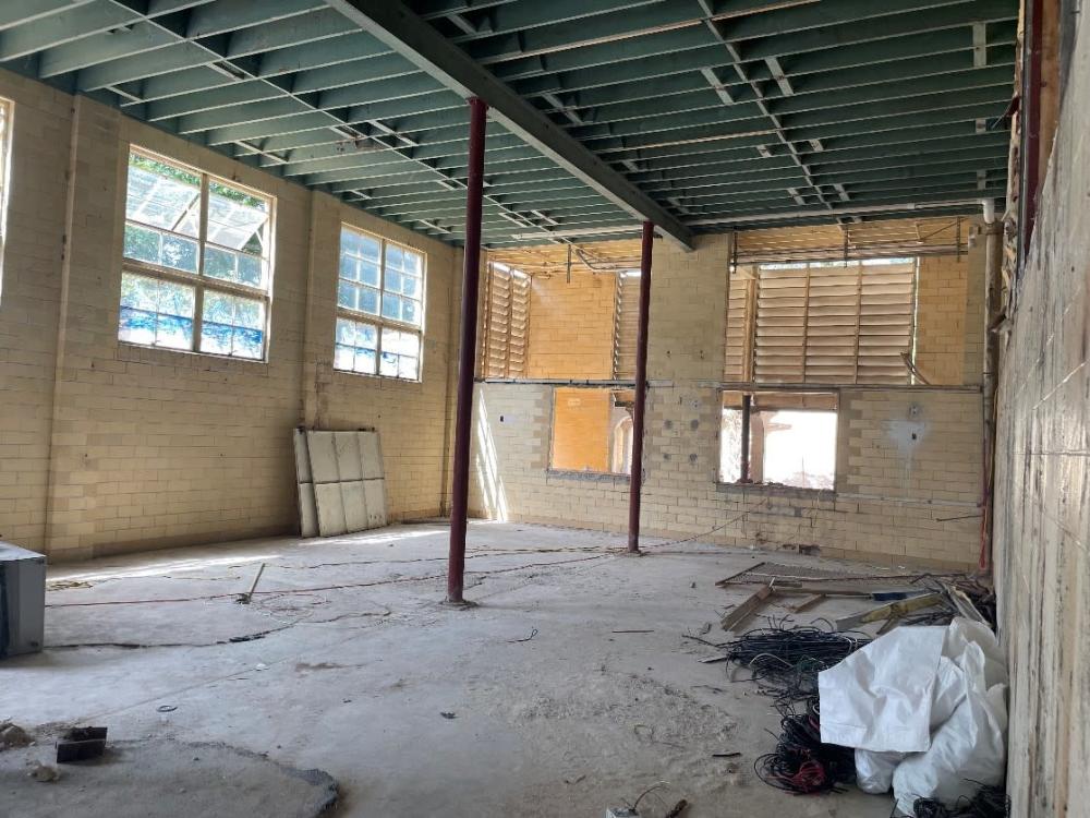 Beverly Sheffield Education Center – West Side, showing the Splash Exhibit and upper-level mechanical space removed 