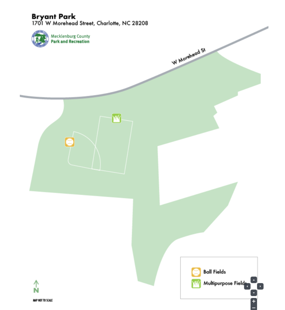 Map of Bryant Park