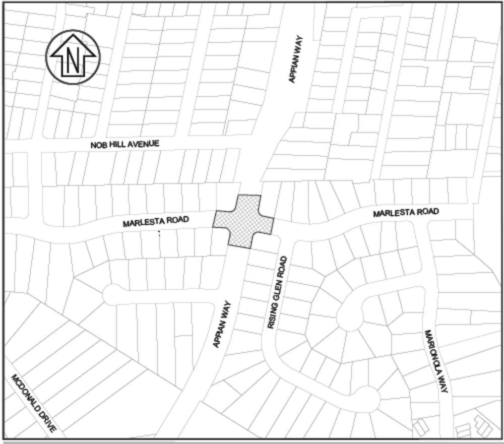 Safety Improvements at Marlesta and Appian Way location