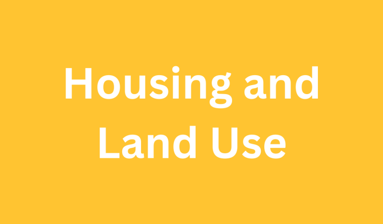 Housing and Land Use