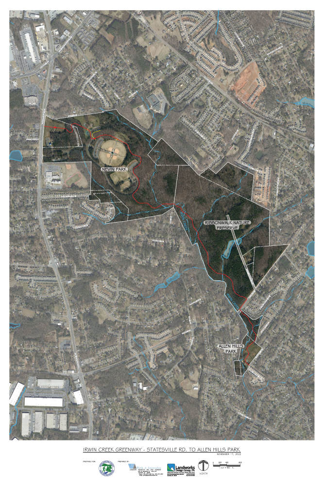 Irwin Creek Greenway - Overall Plan
