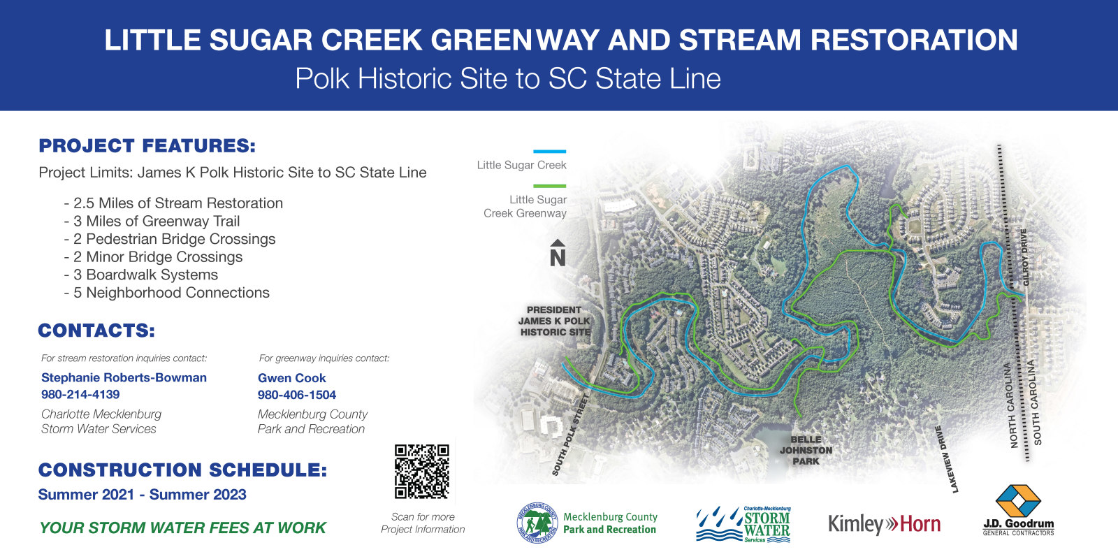 Little Sugar Creek Greenway And Stream Enhancement Polk Historic Site