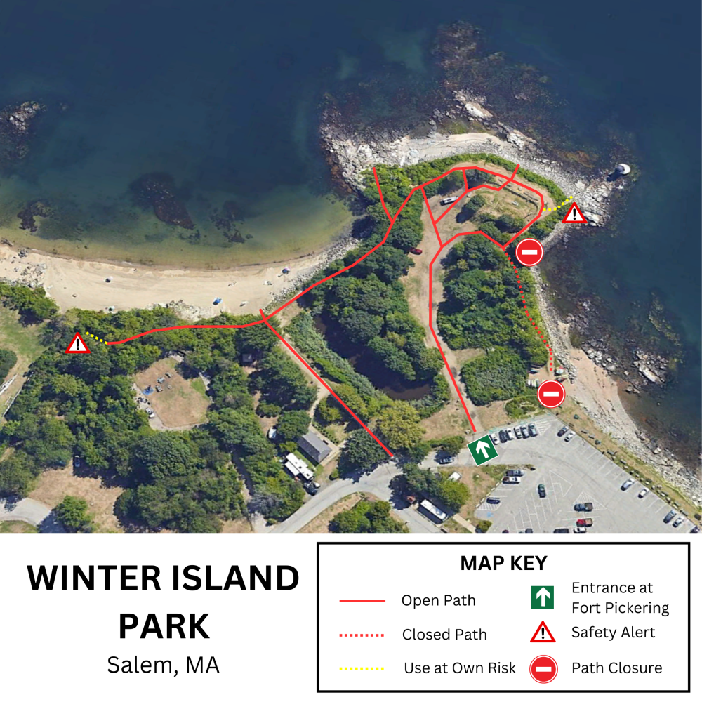 Winter Island Trail Map