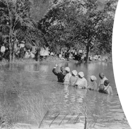 Baptism in the San Antonio River