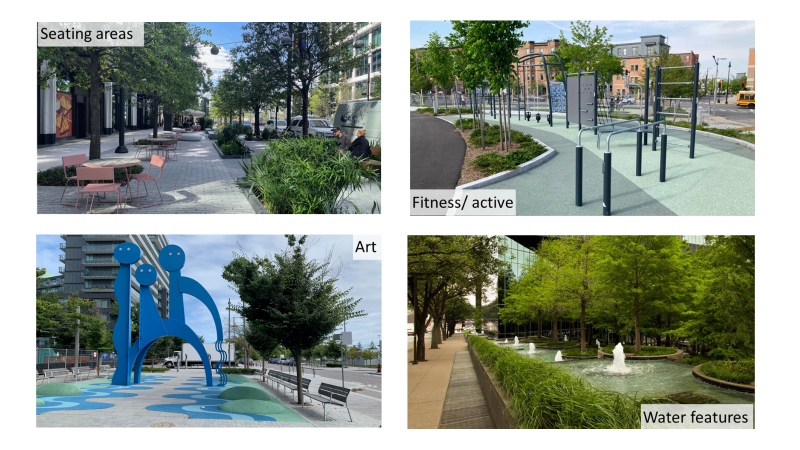 Placemaking treatment Wiehle Ave Study