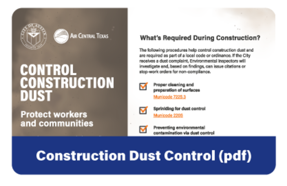 Construction Dust Control