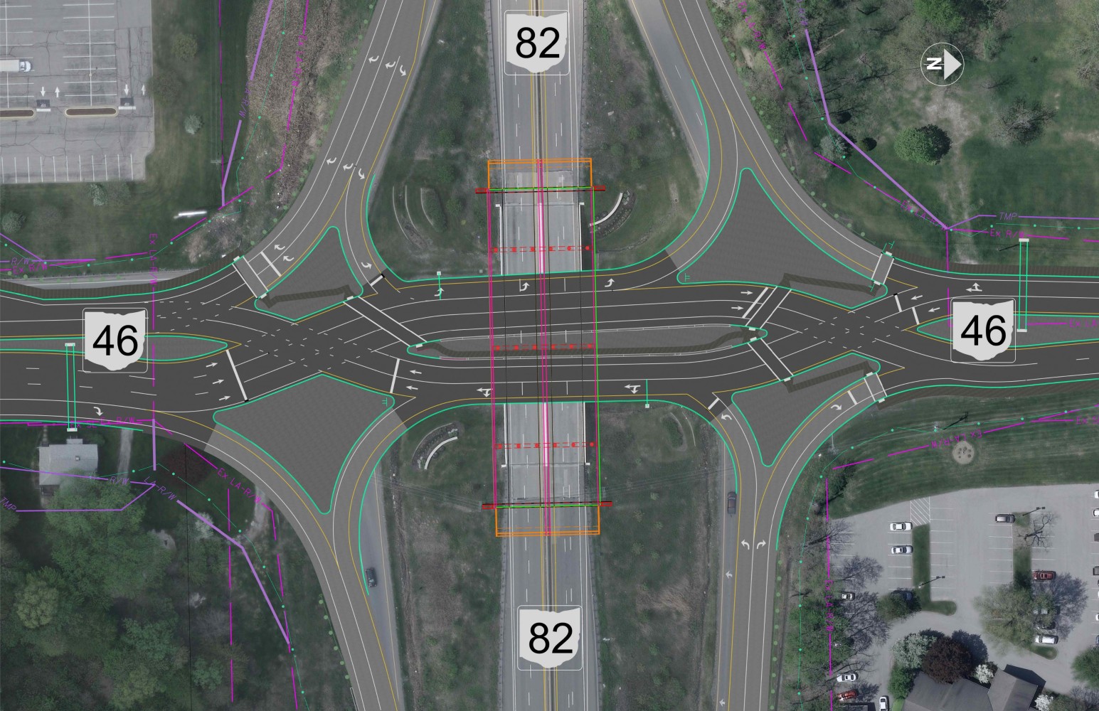 State Route 46 (niles Cortland Road) & State Route 82 Proposed 