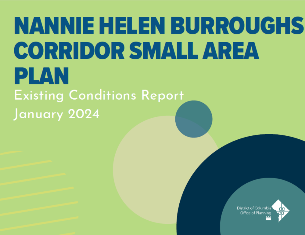 Cover photo of Nannie Helen Burroughs Corridor Small Area Plan
