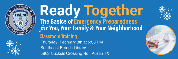 Ready Together: The Basics of Emergency Preparedness (Winter Weather)