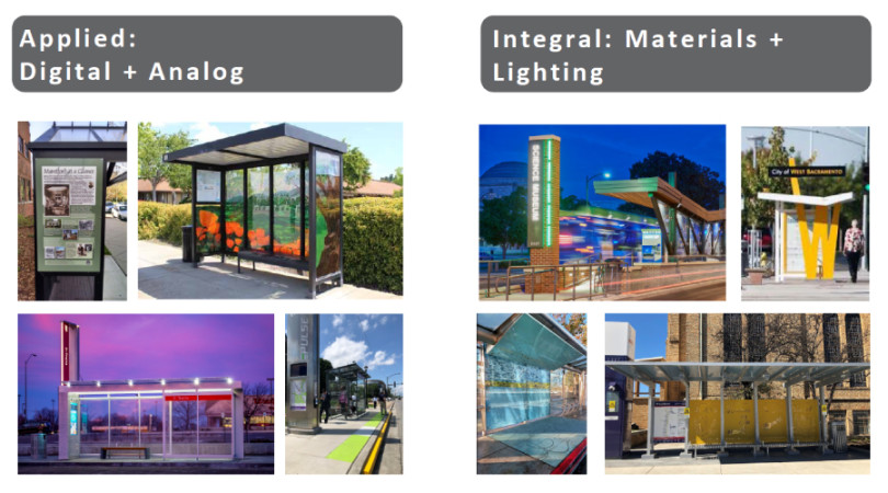 Which type of signage and graphics are preferable for the Wake BRT System?