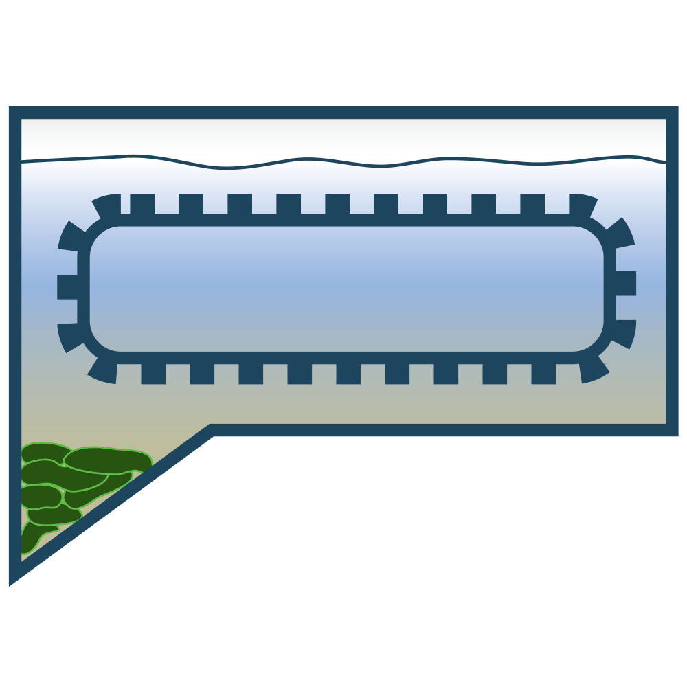 adding sand and chemicals to wastewater allows bacteria to collect and sink where it is filtered out.