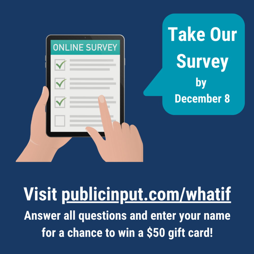 Take the What If survey - publicinput.com/WhatIf