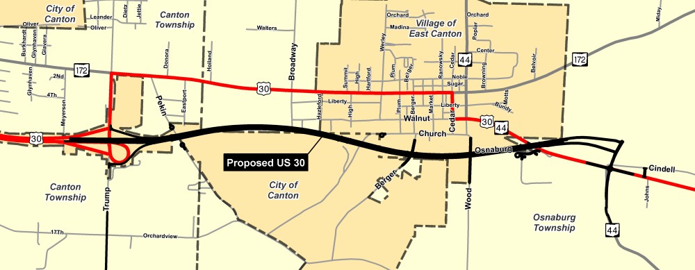 Proposed Route 30 Alignment