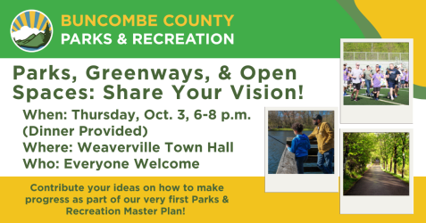 Parks, Greenways, & Open Spaces: Share Your Vision (Dinner Provided)