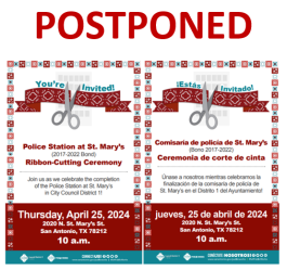 POSTPONED - Ribbon-Cutting Ceremony - Police Station at St. Mary's 