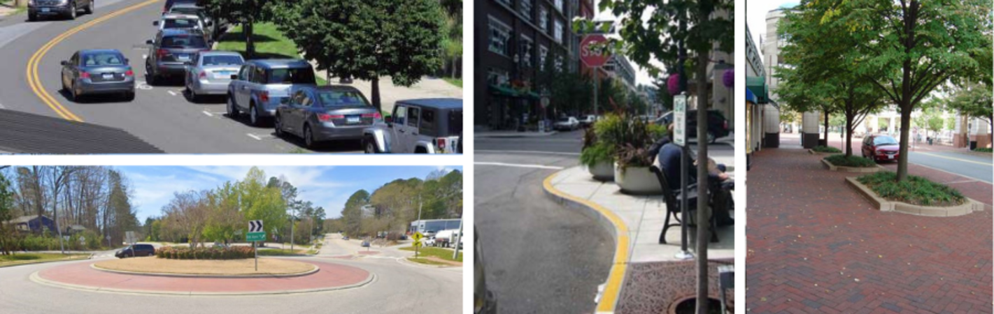 Traffic Calming: Rank all four (4) traffic calming improvements in order of importance to you.