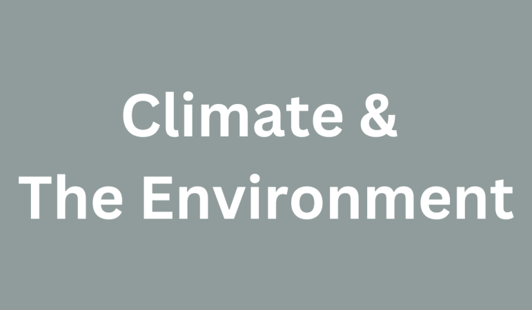 Climate and the Environment