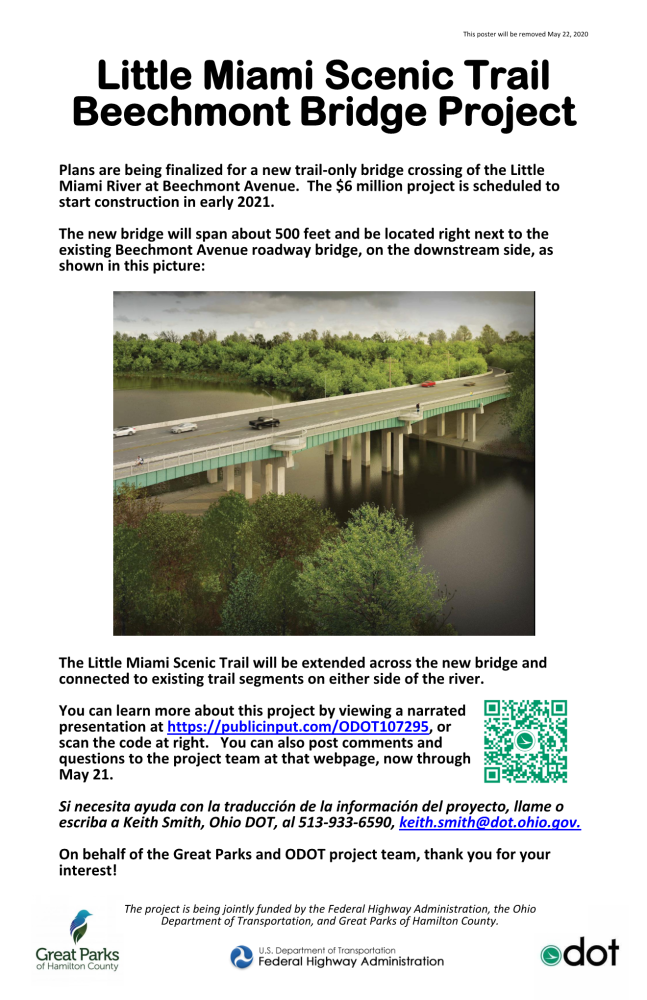 Little Miami Scenic Trail Project Poster