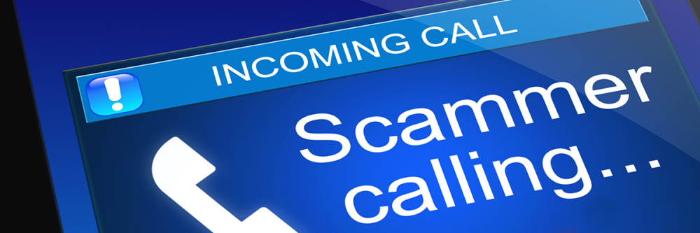 Incoming call - scammer calling