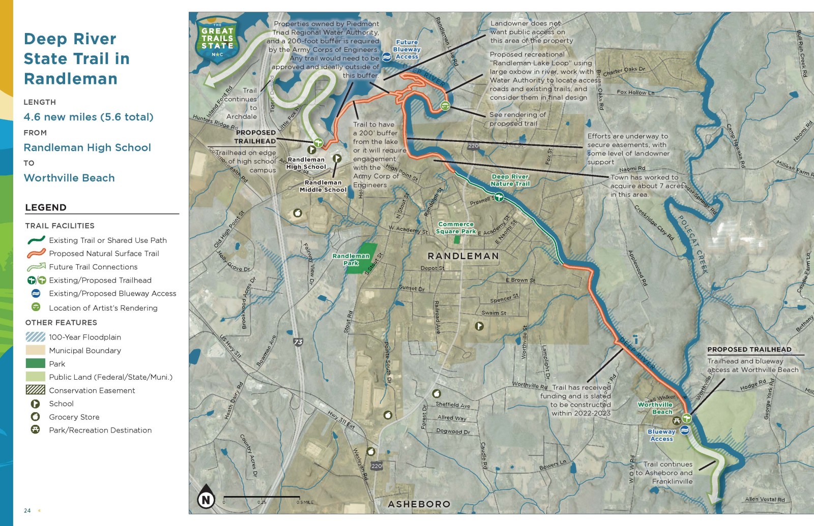 Deep River State Trail in Randleman - PublicInput