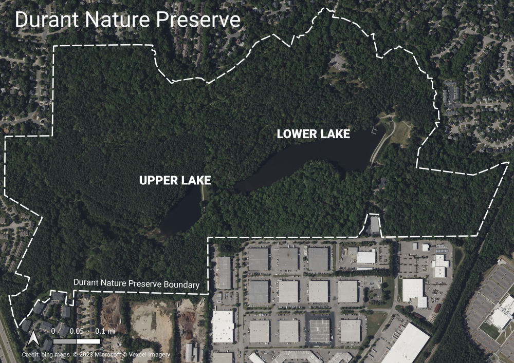 Durant Lake Map