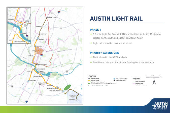 Q6: Austin Light Rail is proposed as a 9.8-mile on-street light rail system with 15 stations. Are there overall questions opportunities or concerns you have that should be considered in our ongoing study of the project? (Click on image to enlarge)