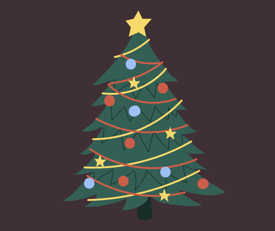 Christmas tree graphic