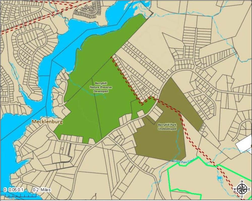 Berryhill Nature Preserve Map