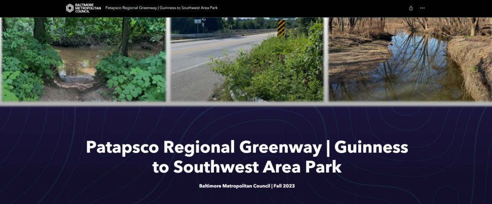 Patapsco Regional Greenway | Guinness to Southwest Area Park