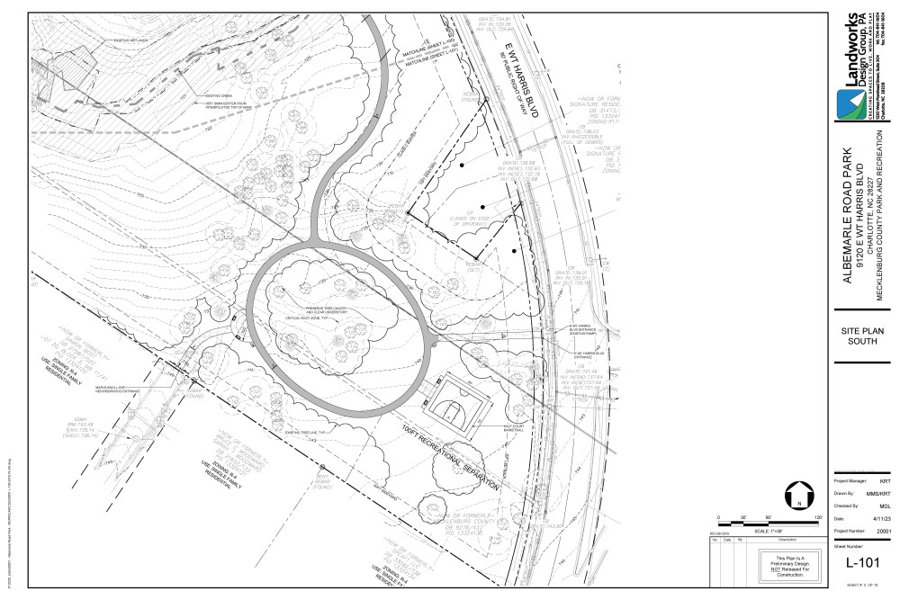 Albemarle Park Site Plan lower
