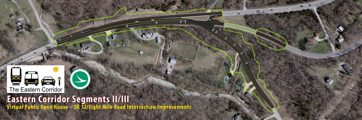 Featured image for HAM-32-6.82  - SR 32/Eight Mile Road Intersection Improvements (PID 110991)