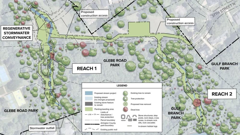 Gulf Branch Reach 1 and 2 design