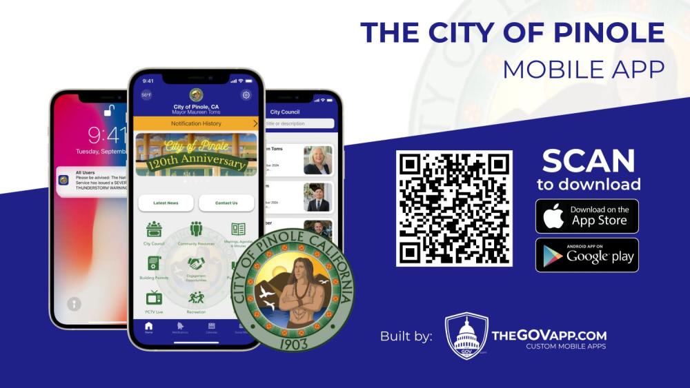 City of Pinole mobile app