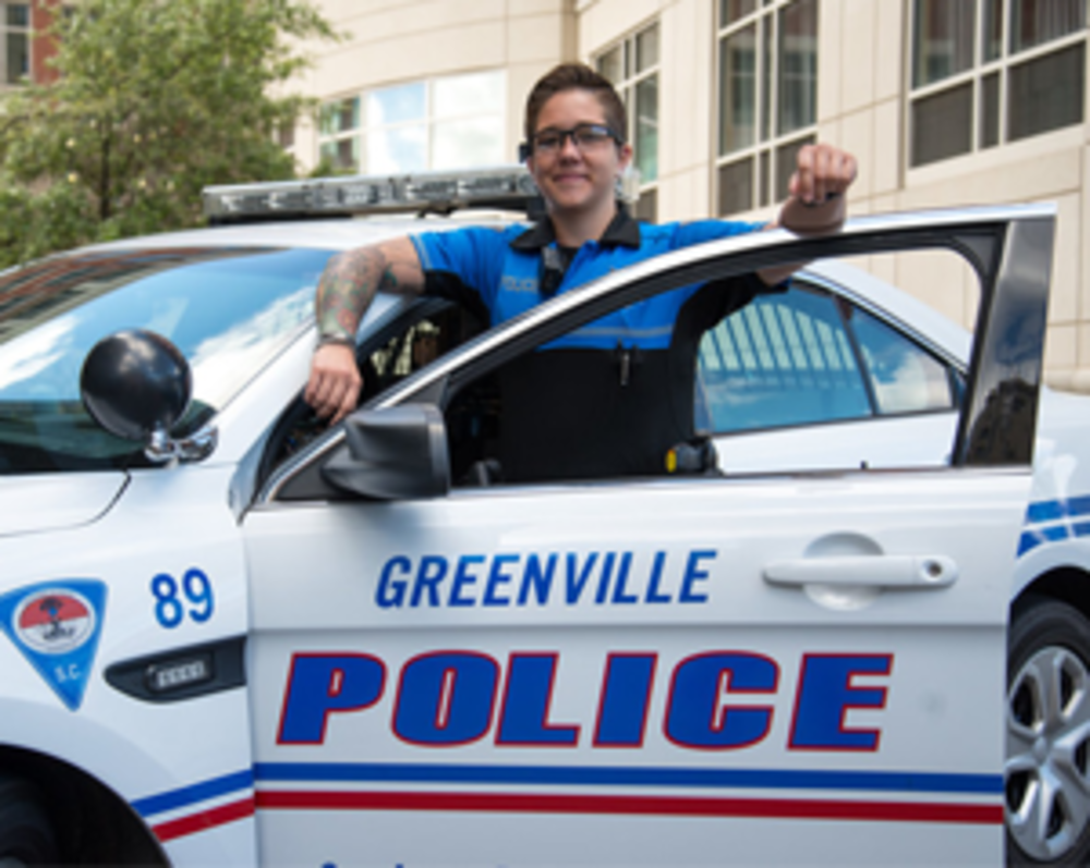 Greenville Police squad car
