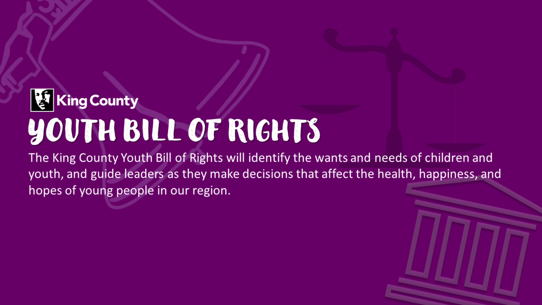 King County Youth Bill of Rights Survey PublicInput