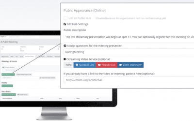 Announcing Virtual Meeting Tools: Integrated live stream, webinars, and screen sharing