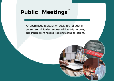 Virtual Public Meetings Seminar: WebEx and YouTube
