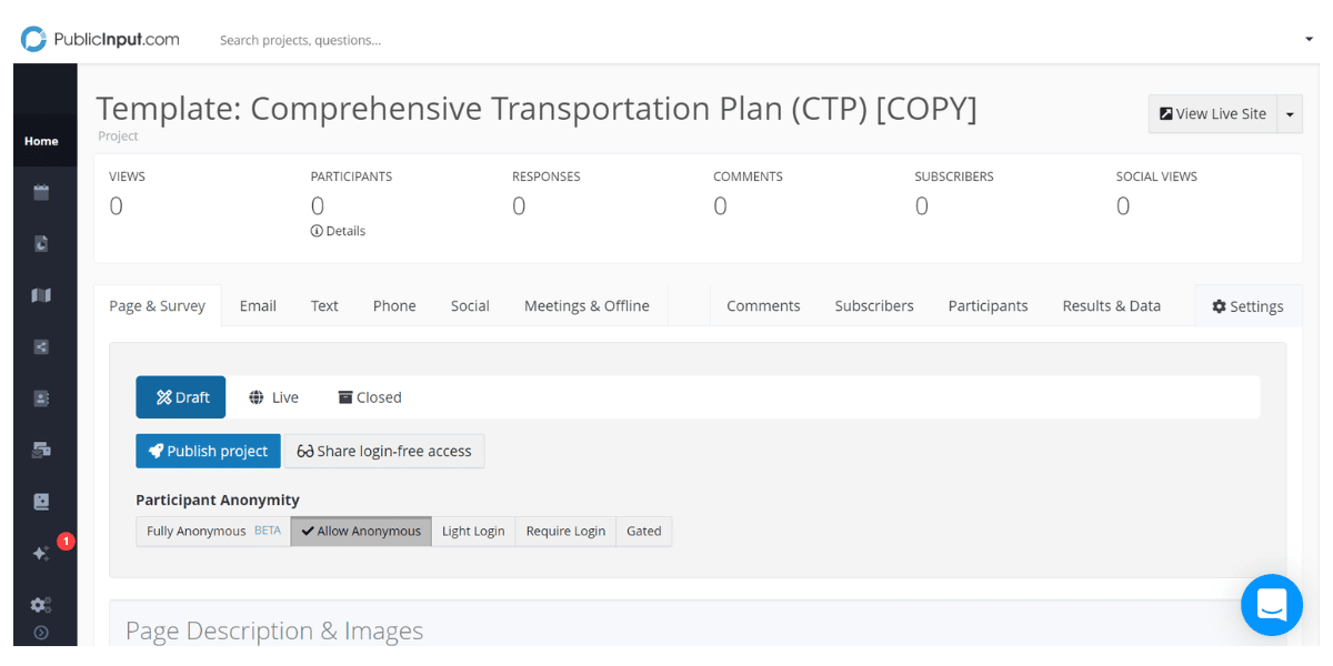BRT Study Copy Button