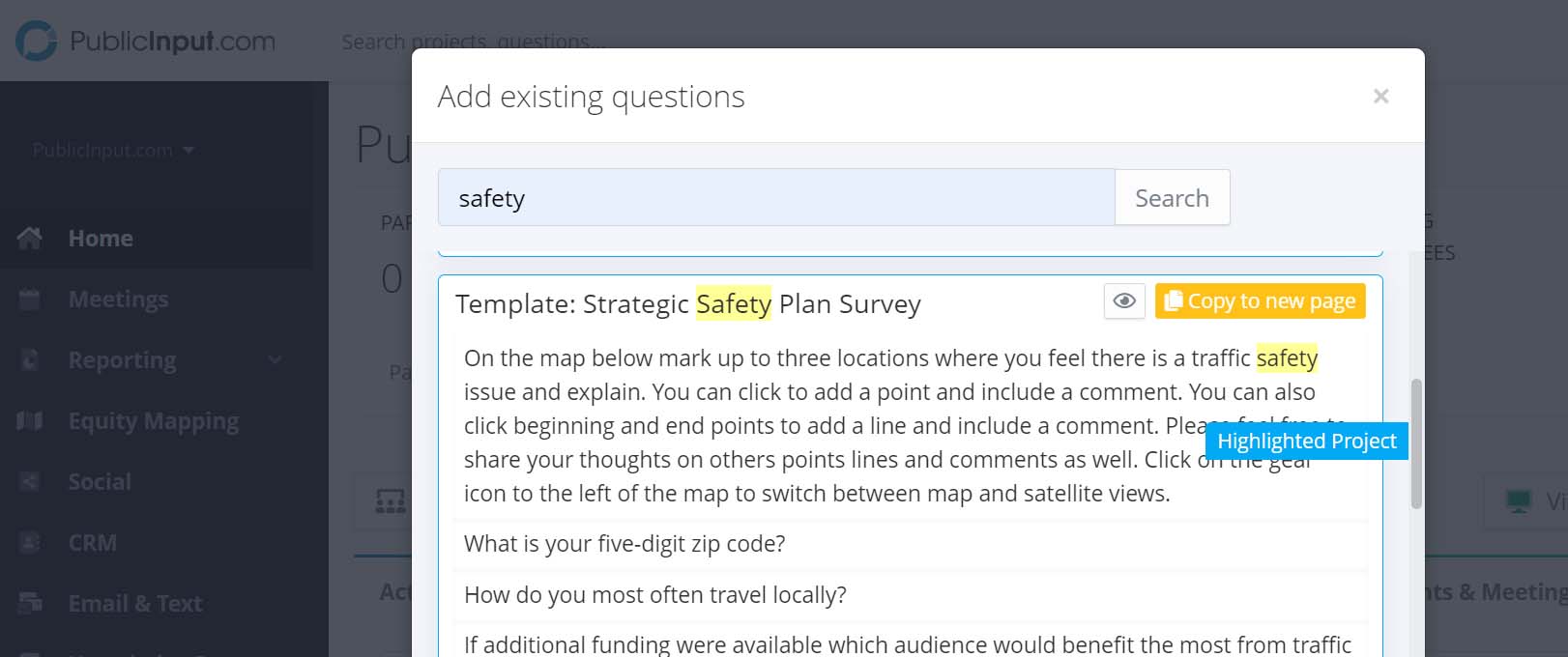 BRT Study Search Button