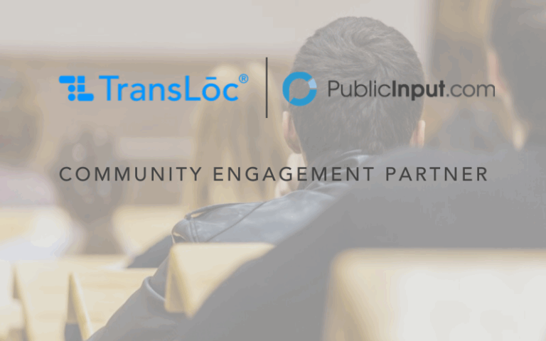 TransLoc partners with PublicInput.com to increase community involvement in microtransit services
