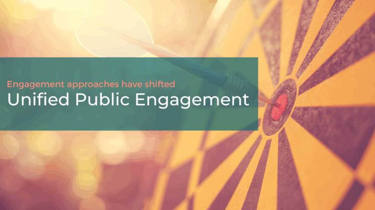 A Unified Approach to Public Engagement