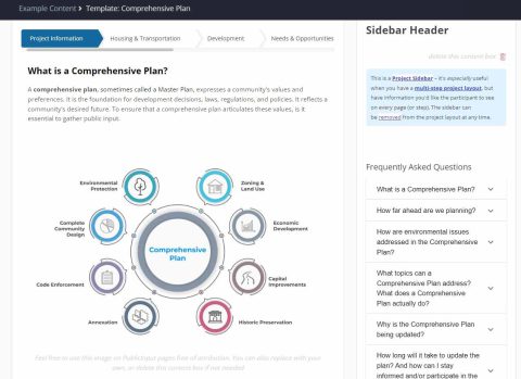 Free Comprehensive Plan Template | PublicInput